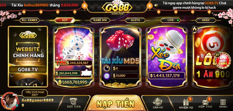 Chơi cá cược tại cổng game Go88 Chơi cá cược tại cổng game Go88