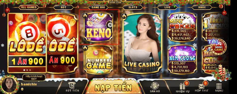 Keno GO88 siêu hay Keno GO88 siêu hay