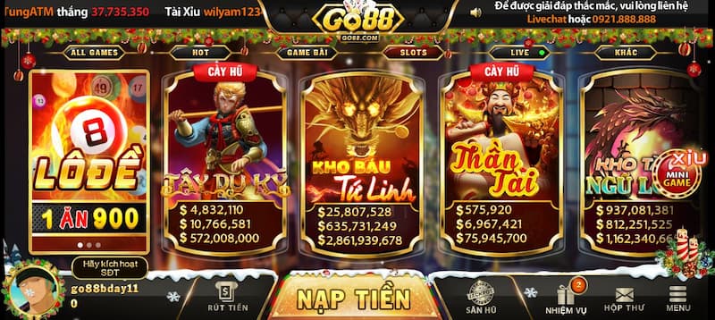 Kho báu tứ linh GO88 Kho báu tứ linh GO88