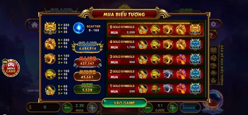 Chơi kho báu tứ linh Chơi kho báu tứ linh
