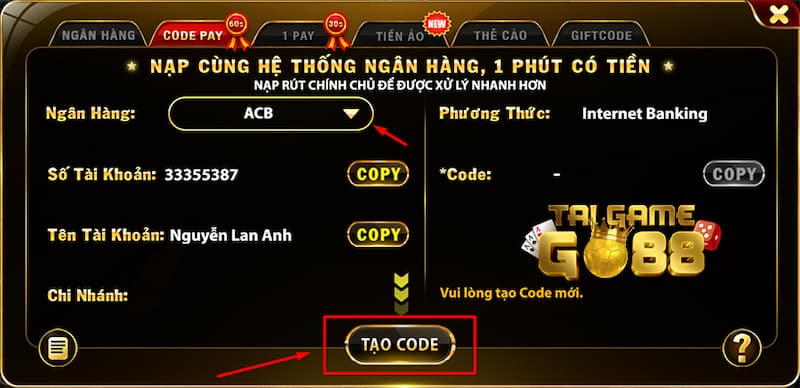 Nạp tiền Go88 bằng thẻ cào điện thoại là cách thực hiện đơn giản Nạp tiền Go88 bằng thẻ cào điện thoại là cách thực hiện đơn giản