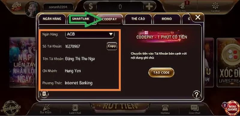 Nạp tiền Go88 nhanh và đơn giản thông qua tài khoản ngân hàng Nạp tiền Go88 nhanh và đơn giản thông qua tài khoản ngân hàng