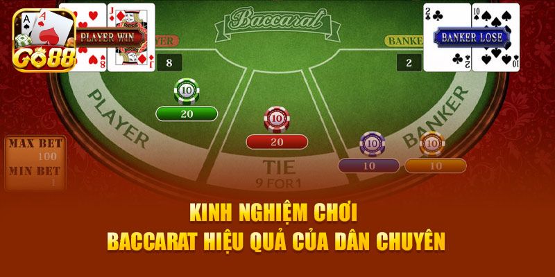 Tổng hợp những chiến thuật baccarat bất bại từ Go88