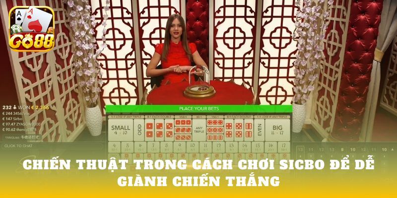 Cách chơi Sicbo - Cửa cược cơ bản